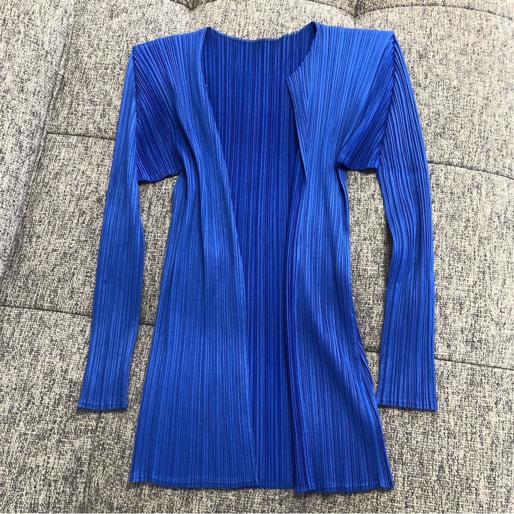 Pleats please by Issey Miyake cardigan